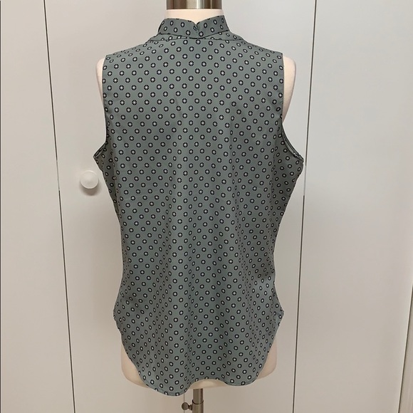 Ralph Lauren Sleeveless Neck Tie Blouse - Picture 3 of 5